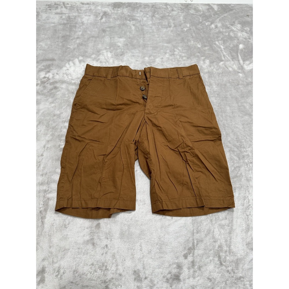 H&M Shorts Men's Size 30 R Rust Color‎ Pockets Button Closure EUC
